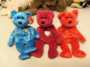 Lot of 3 Beanie Babies