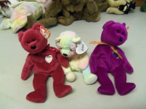 Lot of 3 Beanie Babies