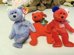 Lot of 3 Beanie Babies