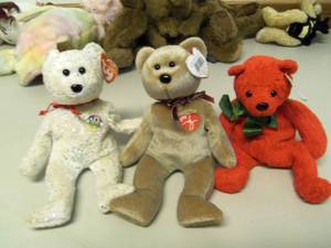 Lot of 3 Beanie Babies