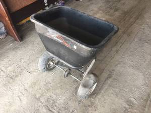 lot 37 image: Pull Behind Broadcast Spreader