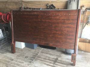 lot 75 image: Ashley Furniture Head Board & Matching End Board