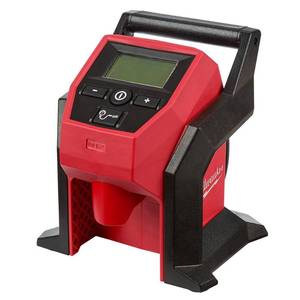 lot 26 image: Milwaukee M12 12-Volt Lithium-Ion Cordless Compact Inflator (Tool-Only), 2475-20, Used.