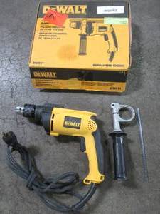 lot 60 image: DEWALT 12 in. Variable Speed Reversible Hammer Drill, DW511 - USED.