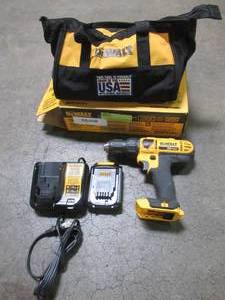 lot 65 image: Dewalt 20-Volt MAX XR Cordless Brushless 12 in. DrillDriver with (1) 20-Volt 5.0Ah Battery, Charger & Bag, DCD791P1 - Used.