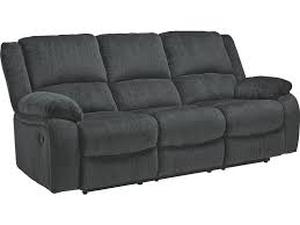 Signature Design by Ashley, Draycoll Reclining Sofa in Slate, 7650488 - BRAND NEW - NO RESERVE