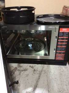 1.2 cu. ft. Countertop ToastWave 4-in-1 Convection Oven, Air Fry, Toaster Oven, Microwave in Stainless Steel by Galanz Customer Returns See Pictures&nbsp