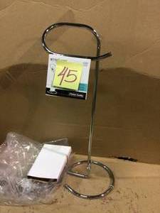 Loo Toilet Caddy in Chrome Customer Returns See Pictures&nbsp