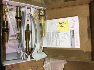 Positano 8 in. Widespread 2-Handle Bathroom Faucet in Matte Gold by Avanity Customer Returns See Pictures&nbsp