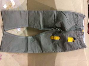 Dalton Mens 34 in. W x 33 in. L Cactus CottonSpandex Everyday Work Pant by DEWALT Customer Returns See Pictures&nbsp