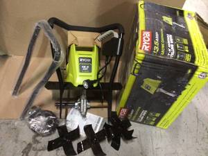 16 in. 13.5 Amp Corded Cultivator by RYOBI Customer Returns See Pictures&nbsp