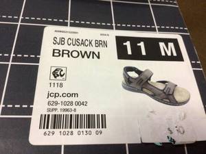 lot 28 image: WOMEN CUSACK BRN SHOES SZ 11M Customer Returns See Pictures 