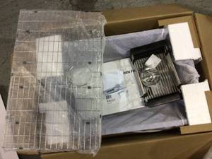 lot 54 image: All-in-One Matte Black Finished Stainless Steel 33 in. x 22 in. Undermount Single Bowl Kitchen Sink with Faucet Customer Returns See Pictures  