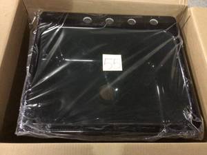 lot 55 image: Inverness Drop-In Acrylic 25 in. 4-Hole Single Bowl Kitchen Sink in Black Customer Returns See Pictures 
