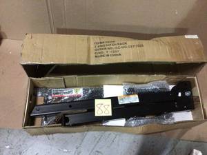 lot 88 image: MaxxHaul  150 lbs. Maximum Capacity 4-Bike Deluxe Hitch Mount Rack Customer Returns See Pictures 