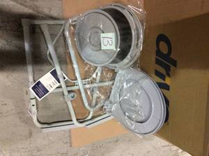 lot 13 image: Folding Steel Bedside Commode by Drive Medical Customer Returns See Pictures