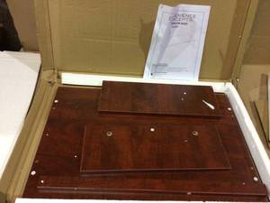 lot 24 image: Designs2Go Cherry Small Monitor Riser Customer Returns See Pictures