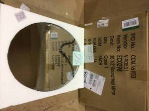 lot 28 image: Small Oval Mirror (16 in. H x 12 in. W) Customer Returns See Pictures