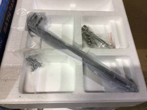 lot 31 image: Decorative Brushed Nickel 110 CFM Ceiling Bath Fan with Light and Glass Globe Customer Returns See Pictures