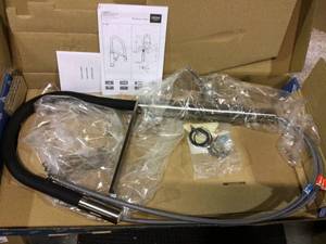 lot 33 image: Concetto Single-Handle Pull-Down Sprayer Kitchen Faucet in SuperSteel Infinity Customer Returns See Pictures