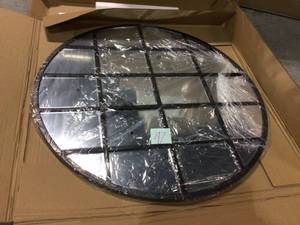 lot 47 image: Medium Round Black Modern Mirror (40 in. H x 40 in. W) Customer Returns See Pictures