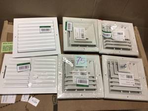 lot 75 image: MIX LOT OF GRILLE AIR VENT Customer Returns See Pictures