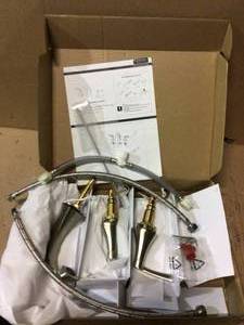 lot 82 image: Abbie 8 in. Widespread 2-Handle Bathroom Faucet in Brushed Nickel Customer Returns See Pictures