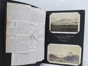 lot 39 image: Wonderful Vintage 1930s Western US Train Vacation Photo Scrapbook