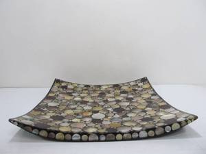 lot 100 image: Large Signed Shawna Stoney Mother of Pearl Centerpiece
