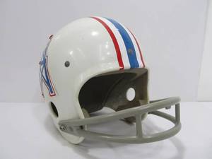 lot 117 image: Vintage 1970s HOUSTON OILERS Football Helmet