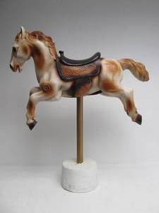 lot 169 image: Large Carousel Style Horse Display