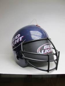 lot 184 image: HUGE Store Display BUD LIGHT Beer Football Helmet 