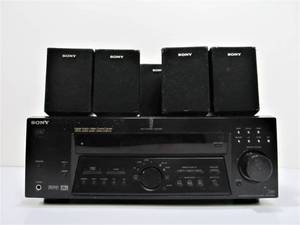 lot 129 image: Working SONY Model STR-K502P Stereo Surround Receiver & Speaker System