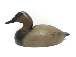 lot 357 image: Very Nice Antique Carved Wood Duck Decoy