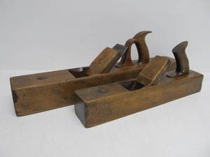 lot 270 image: 2 Large Antique Ohio tool Company Thistle Brand Woodworking Planes