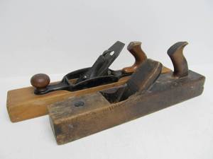lot 271 image: 2 Large Antique Woodworking Planes