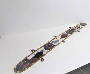 lot 234 image: Large Vintage Hand Made Beaded African Yoruba Belt