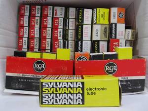 lot 244 image: Lot of Good Working Boxed Radio Tubes 