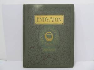 lot 245 image: Large Antique 1888 Endymion Illustrated Poetry Book by John Keats