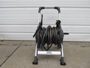 lot 346 image: Very Nice Heavy Duty AMES Rolling Hose Reel Cart