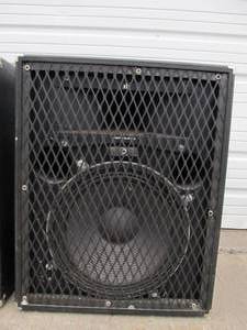 lot 327 image: Pair of Large Heavy Duty RENKUS HEINZ Loudspeakers