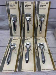 lot 44 image: Lot of 6 New Hand Held Skiver Made in USA Tools (These sell for $12.95 each online)