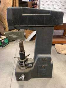 lot 94 image: US War Dept. Wilson Rockwell Hardness Tester 4JS 31 Tall ( VERY HEAVY)