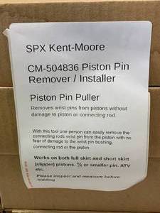 lot 7 image: Lot of 5 SPX Kent Moore Piston Pin Puller ($388.00 online)