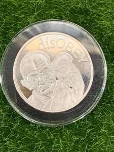 2017 1oz .999 Ghandi Silver Shield (sold $80 on Ebay)