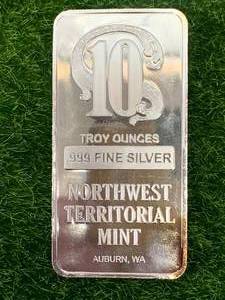 10oz Silver .999 Bar