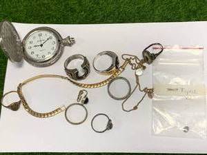 Misc. Jewelry Lot & Topaz Stone