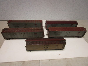 lot 210 image: VINTAGE O GAUGE NORTHWESTERN REEFERS, SCRATCH-BUILT