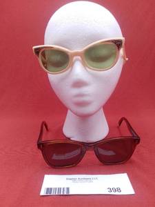 lot 398 image: Rare Vintage 1950s His and Hers Cool Ray Polaroid Sunglasses (Valued $150)