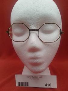 lot 410 image: Vintage 1970s 14K Frame France Gold Filled Octagonal Glasses (Valued $150)